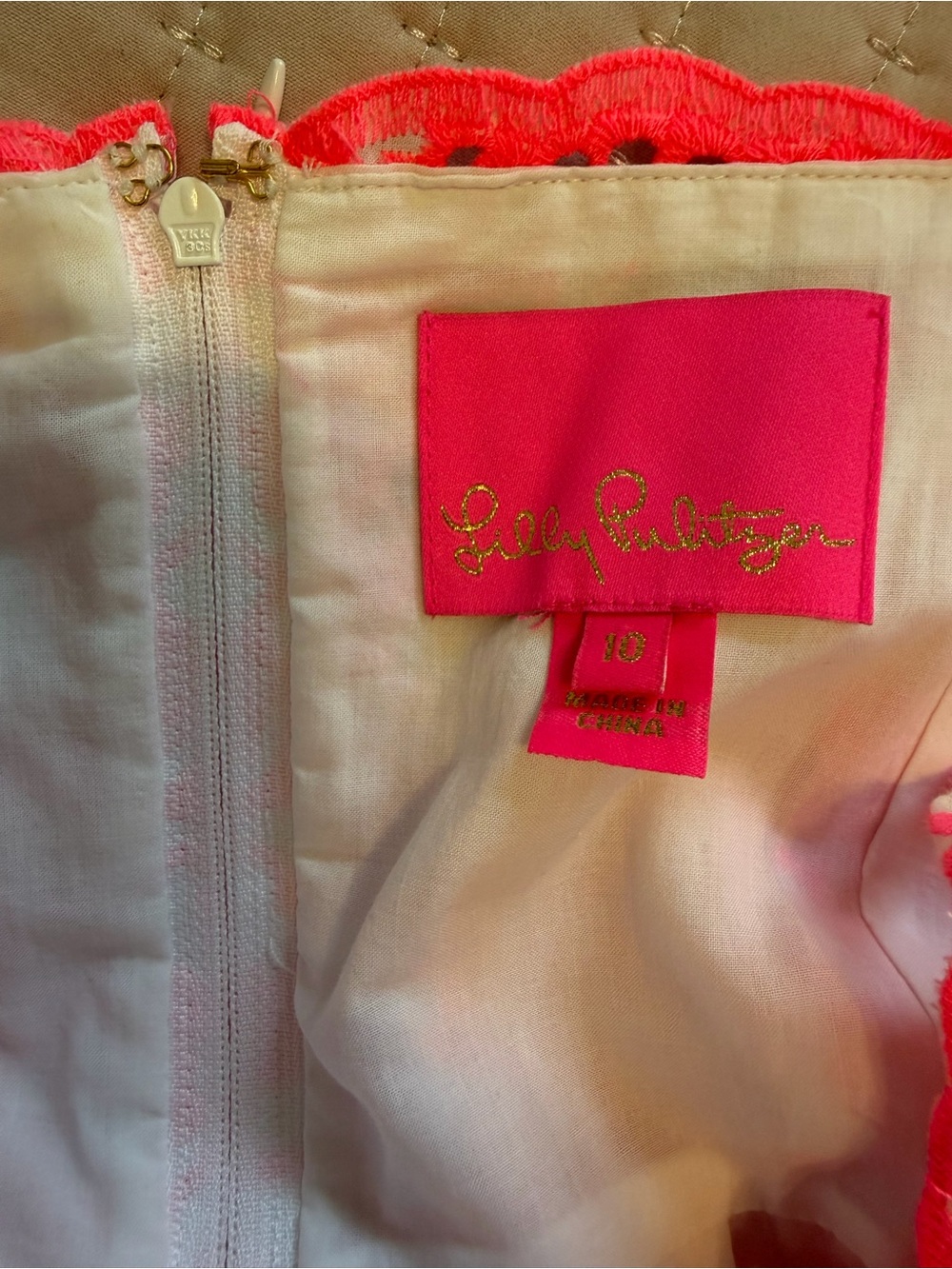 Lilly Pulitzer Kyla Embroidered Eyelet Sleeveless Maxi Dress Size 10 - Picture 9 of 10